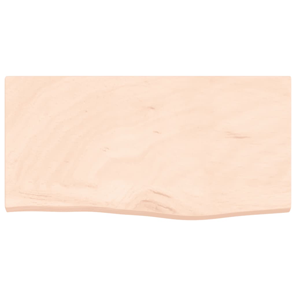 vidaXL Bathroom Countertop 60x30x(2-4) cm Untreated Solid Wood