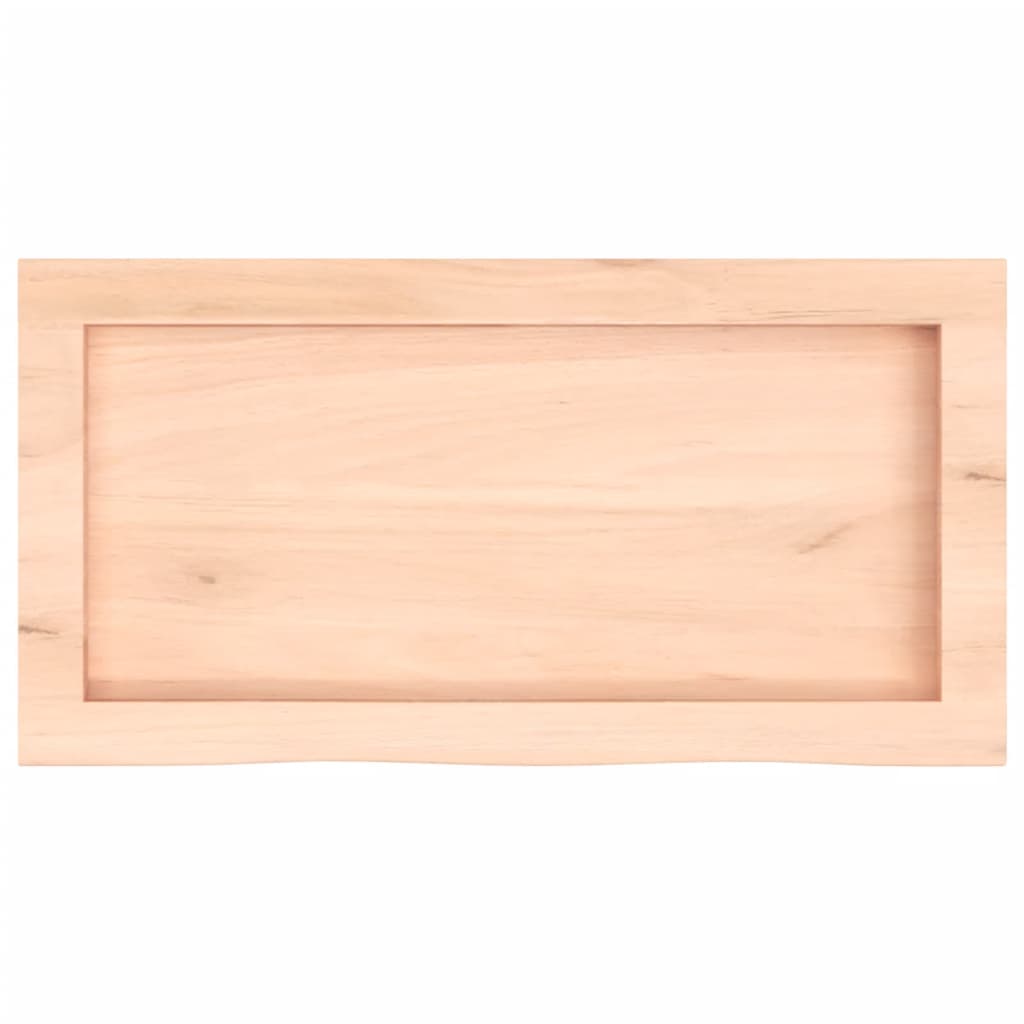 vidaXL Bathroom Countertop 60x30x(2-4) cm Untreated Solid Wood