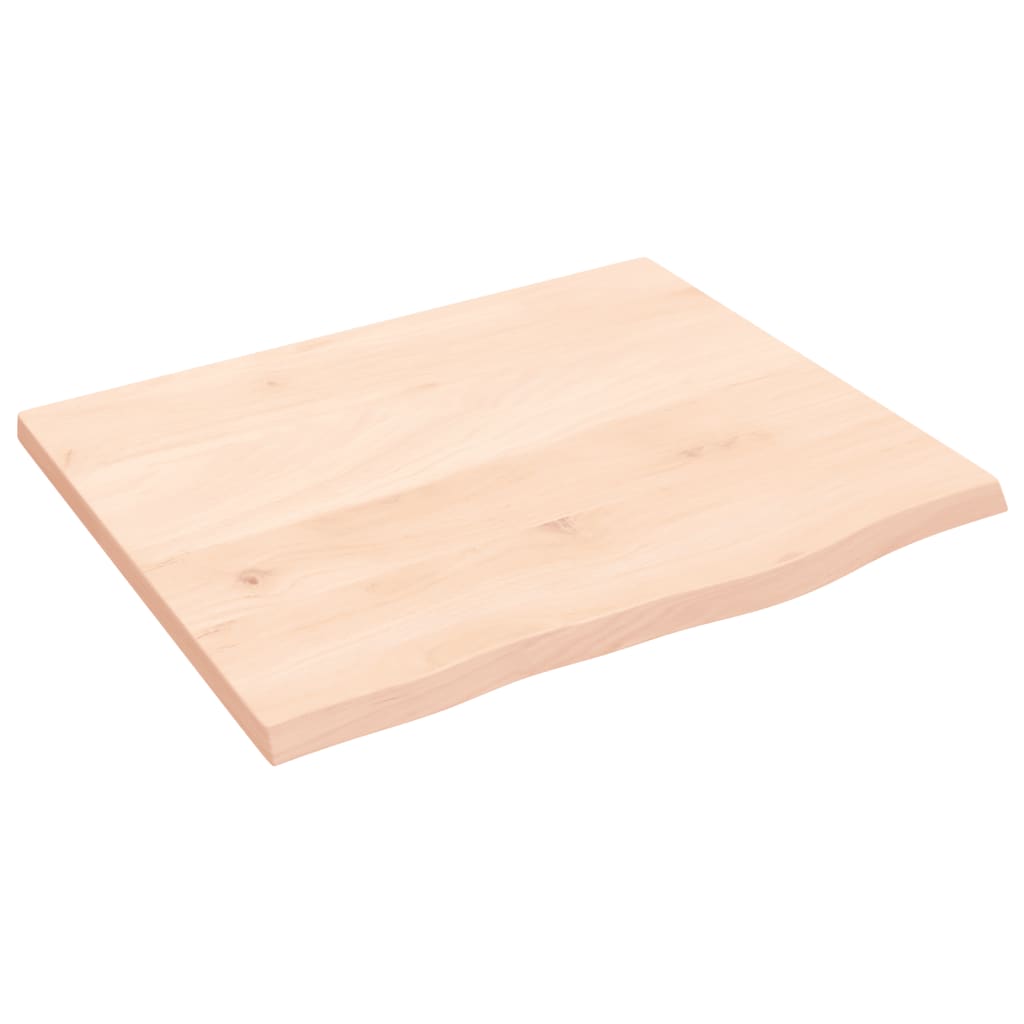 Bathroom Countertop 60x50x2 cm Untreated Solid Wood