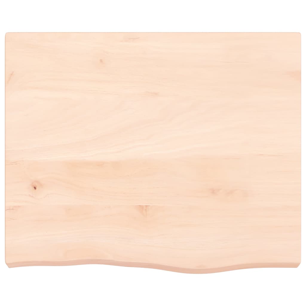 vidaXL Bathroom Countertop 60x50x(2-6) cm Untreated Solid Wood