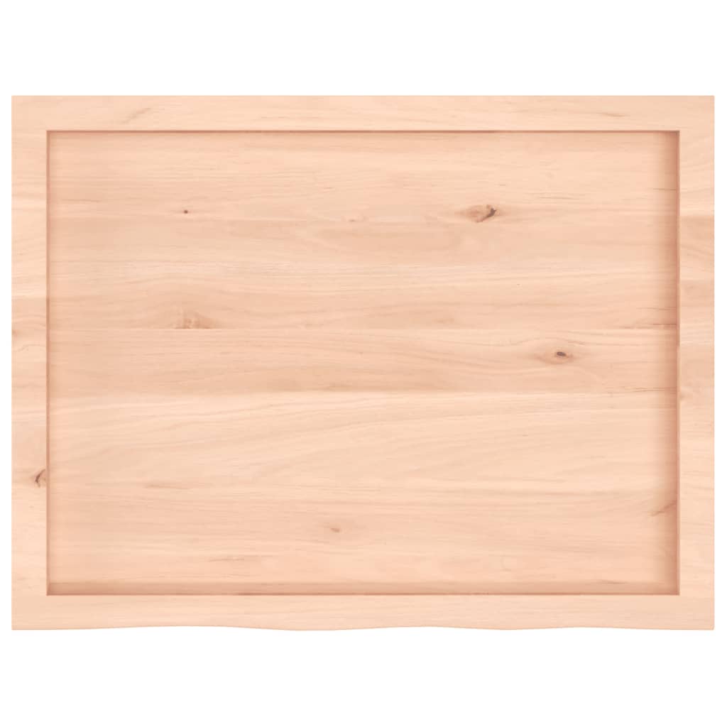 vidaXL Bathroom Countertop 80x60x(2-4) cm Untreated Solid Wood