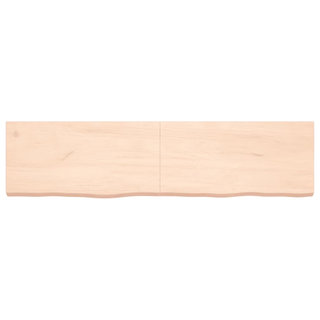 vidaXL Bathroom Countertop 160x40x(2-6) cm Untreated Solid Wood