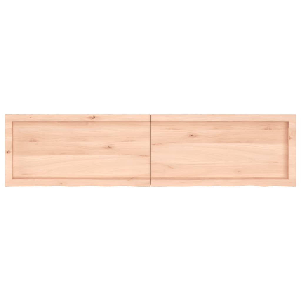 vidaXL Bathroom Countertop 160x40x(2-6) cm Untreated Solid Wood