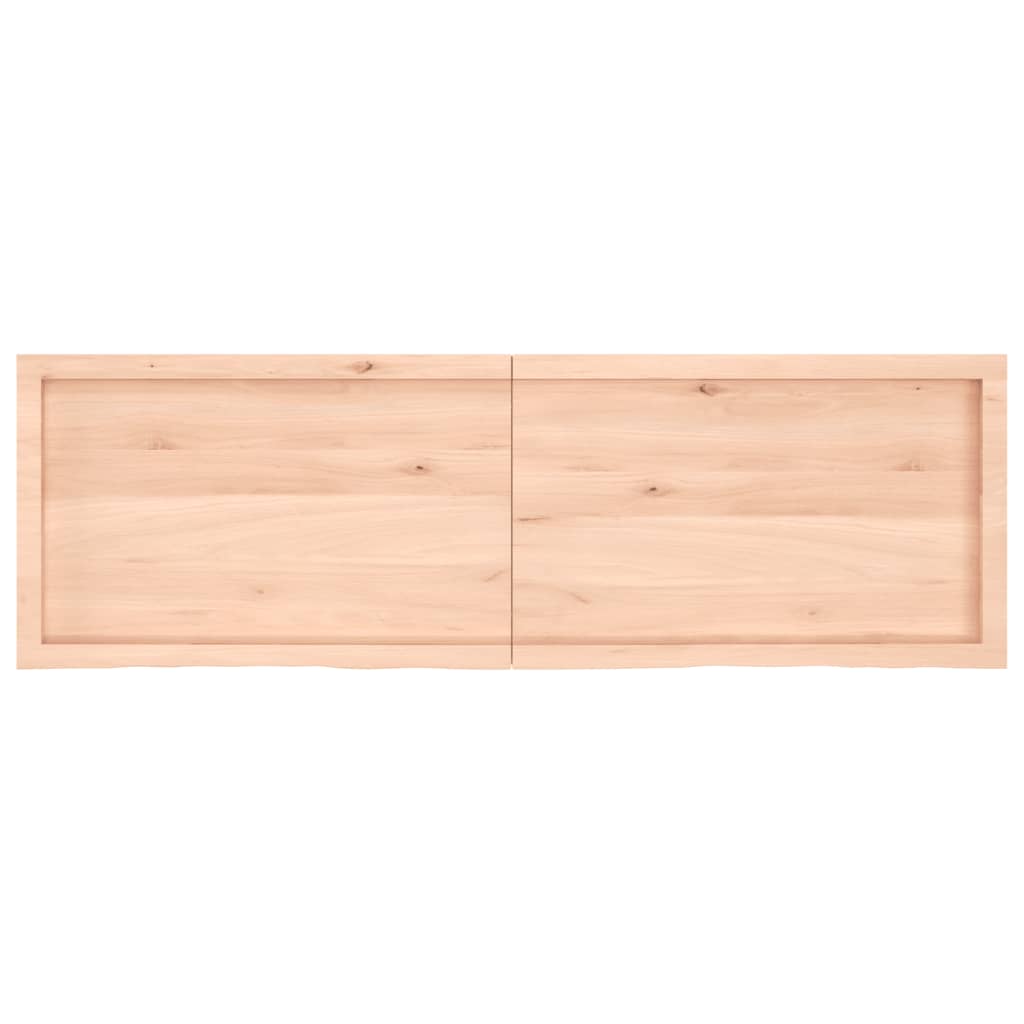 vidaXL Bathroom Countertop 160x50x(2-6) cm Untreated Solid Wood