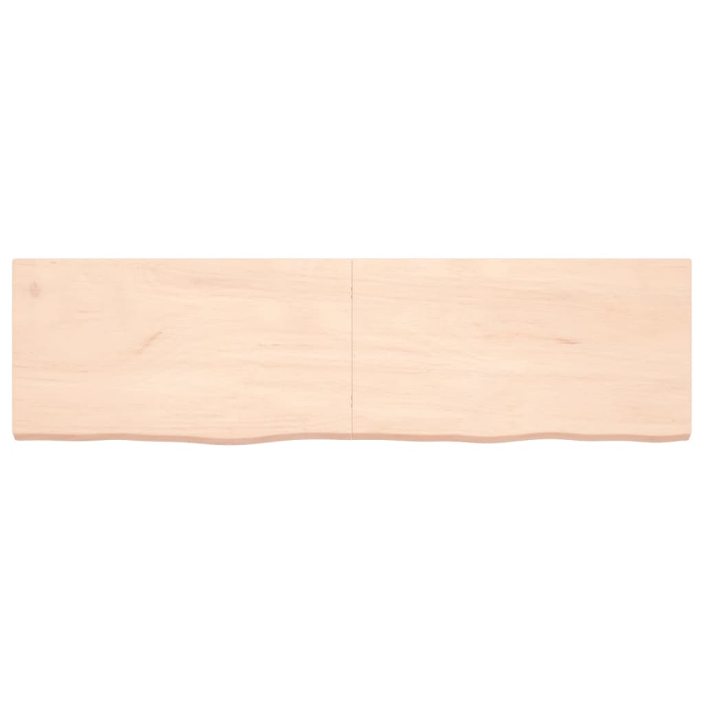 vidaXL Bathroom Countertop 180x50x(2-6) cm Untreated Solid Wood