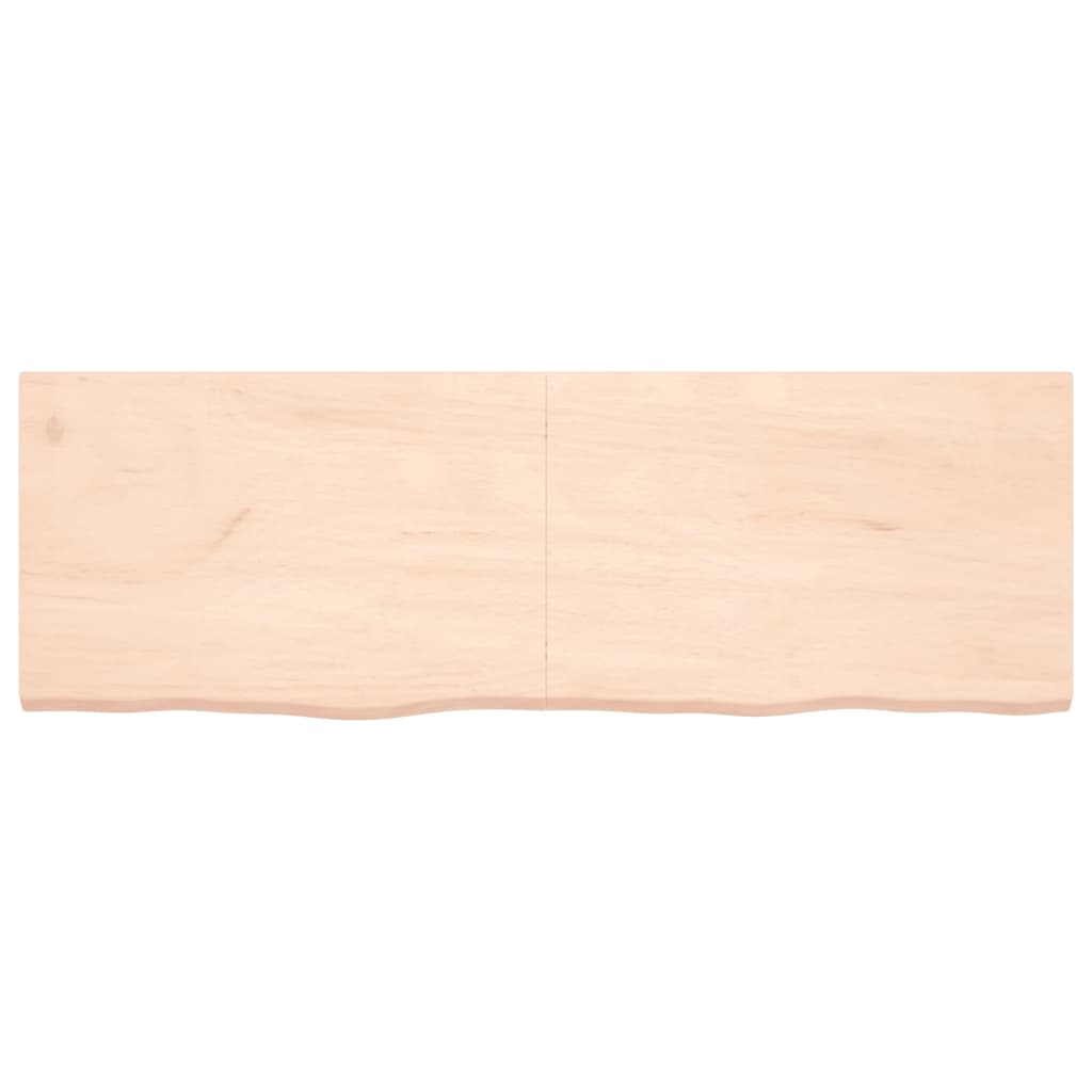 vidaXL Bathroom Countertop 180x60x(2-4) cm Untreated Solid Wood