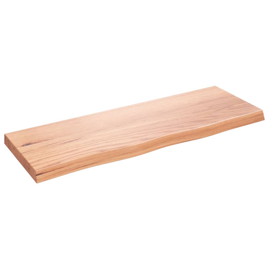 Bathroom Countertop Light Brown 80x30x(2-4) cm Solid Wood