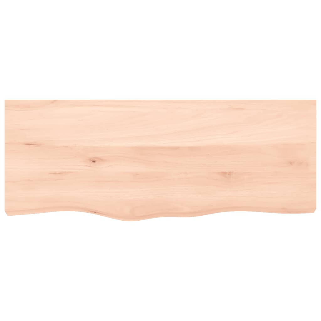 vidaXL Table Top 100x40x2 cm Untreated Solid Wood Oak