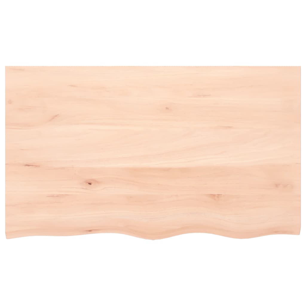 vidaXL Table Top 100x60x2 cm Untreated Solid Wood Oak