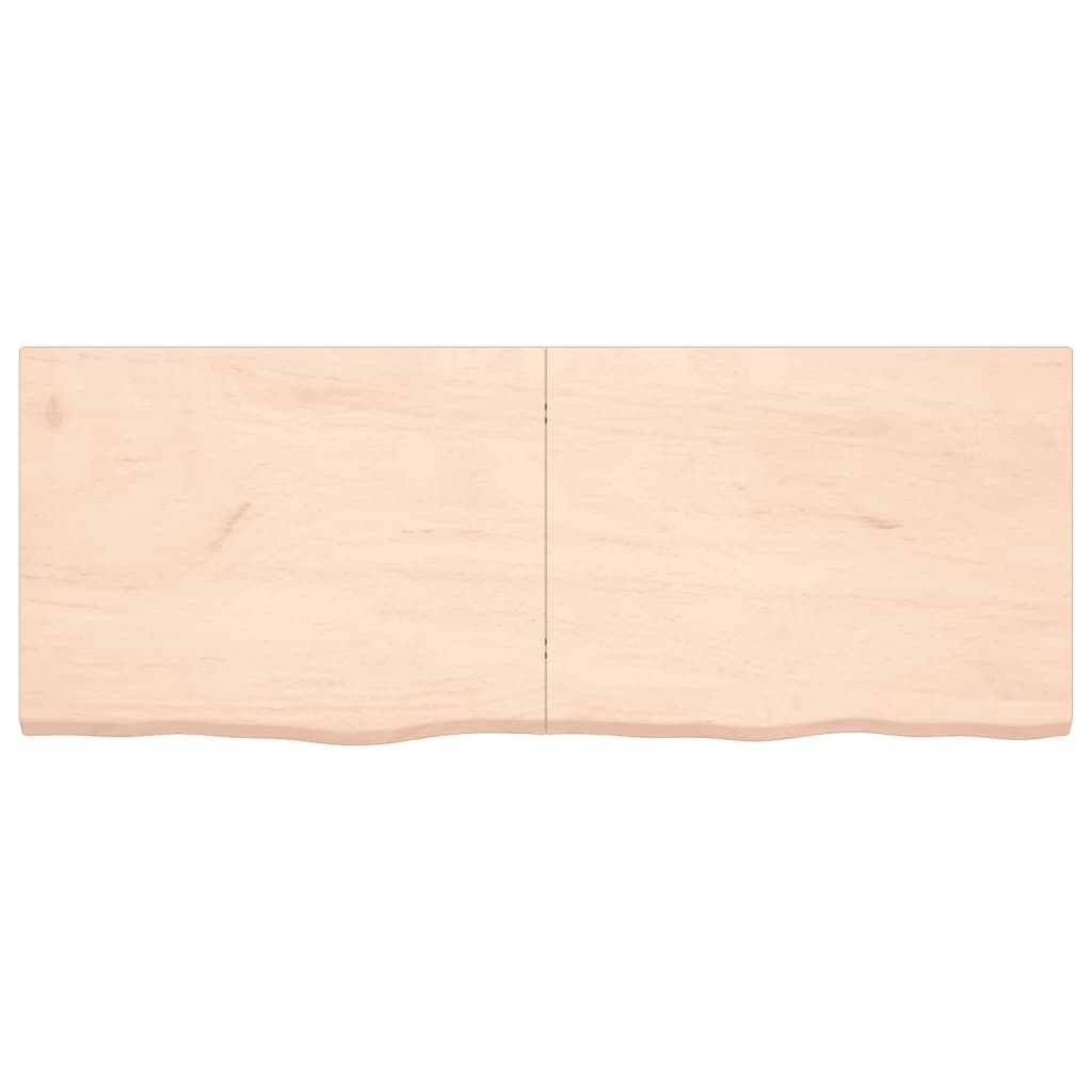 vidaXL Table Top 160x60x(2-4) cm Untreated Solid Wood Oak