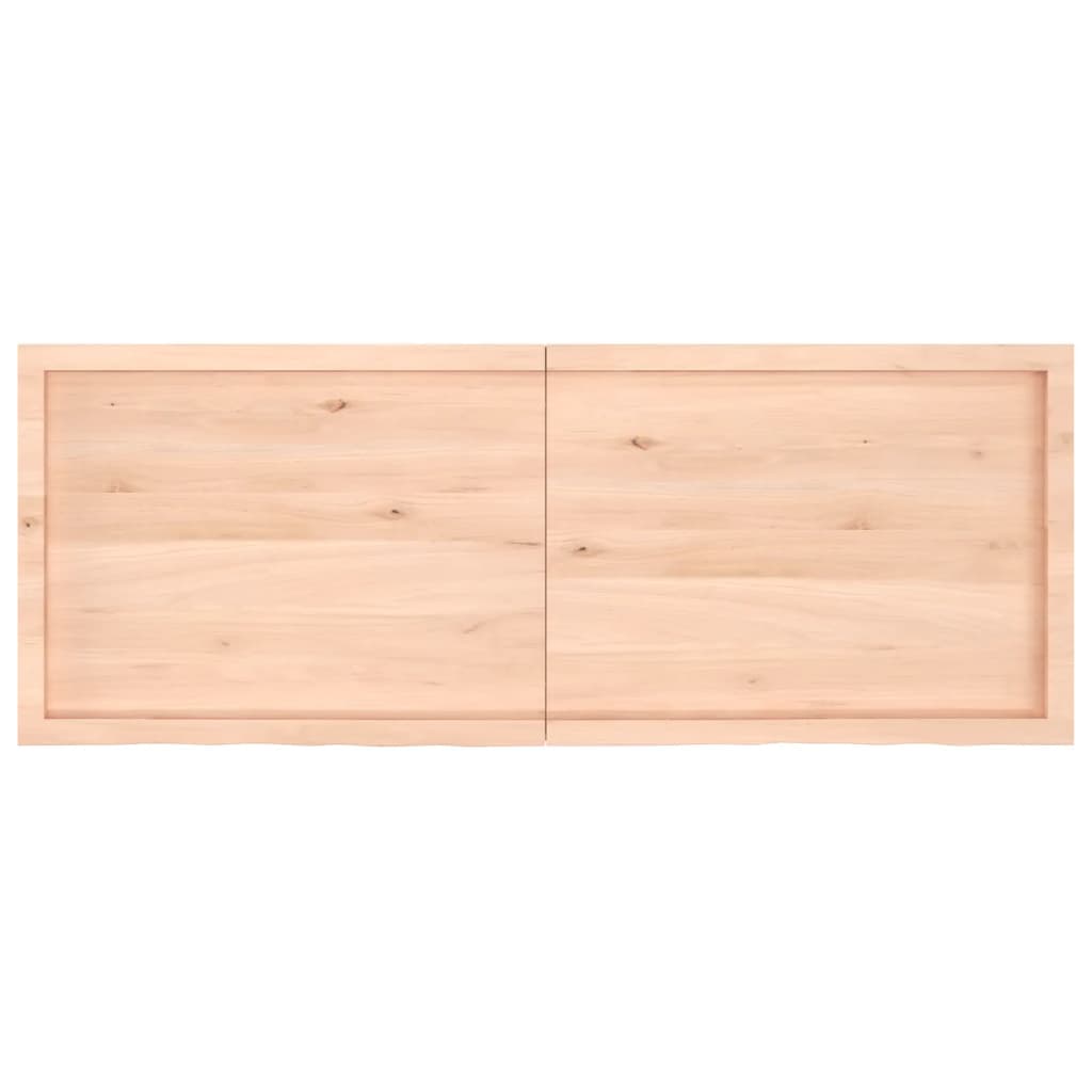 vidaXL Table Top 160x60x(2-4) cm Untreated Solid Wood Oak