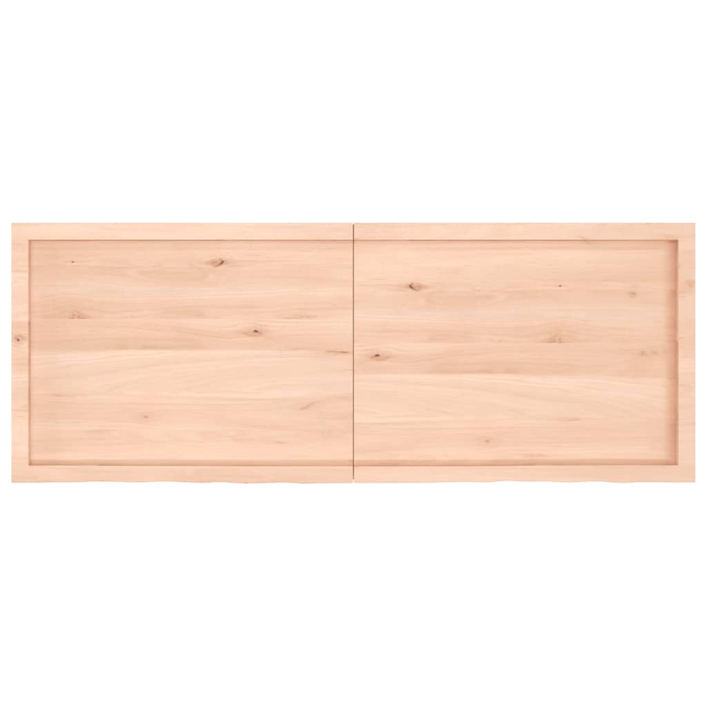 vidaXL Table Top 160x60x(2-6) cm Untreated Solid Wood Oak