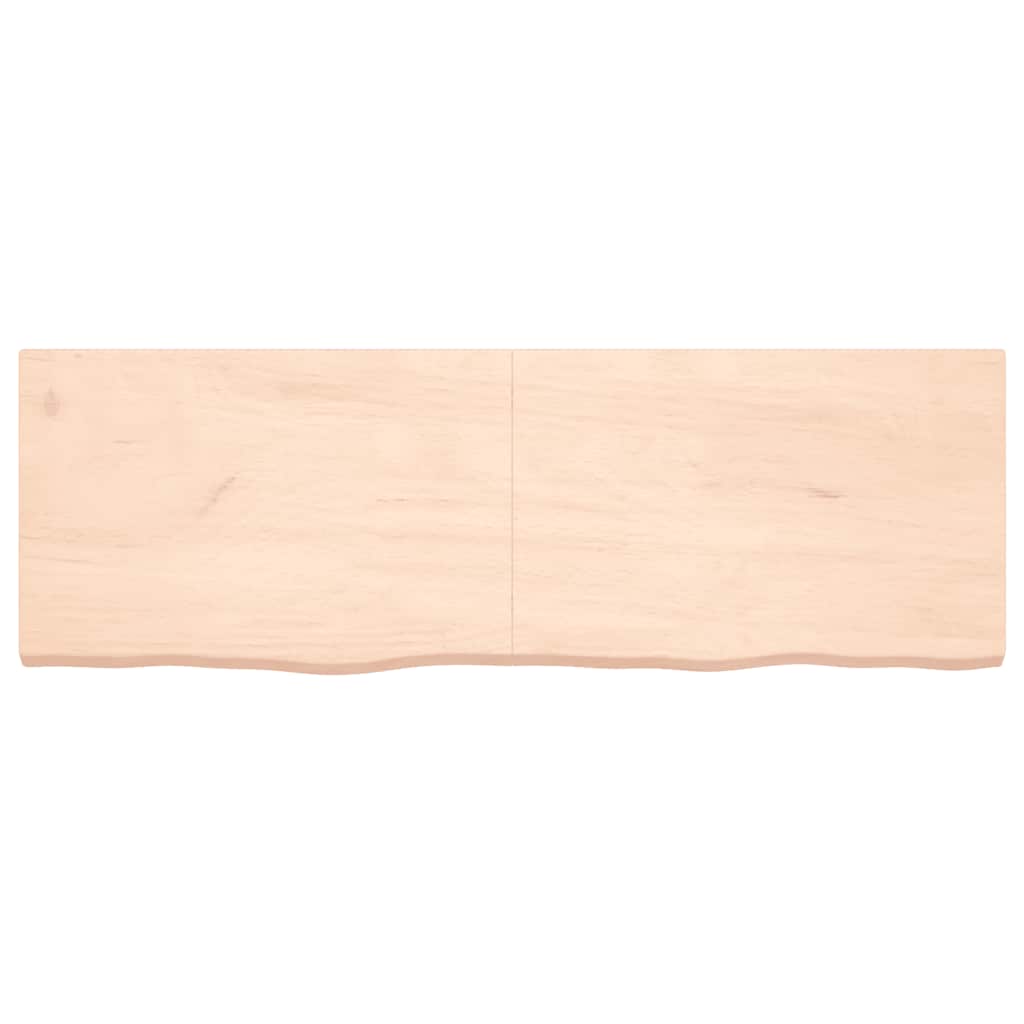 vidaXL Table Top 180x60x(2-6) cm Untreated Solid Wood Oak