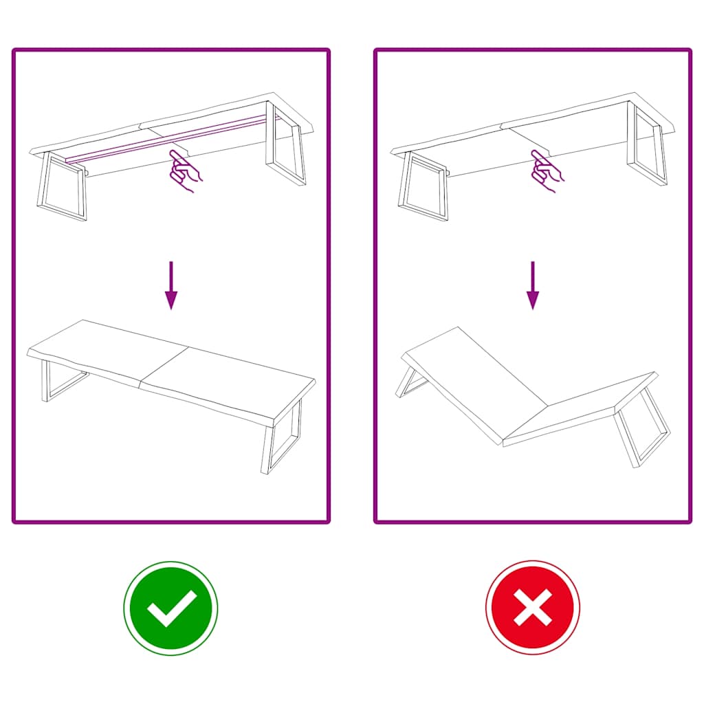 vidaXL Table Top 180x60x(2-6) cm Untreated Solid Wood Oak