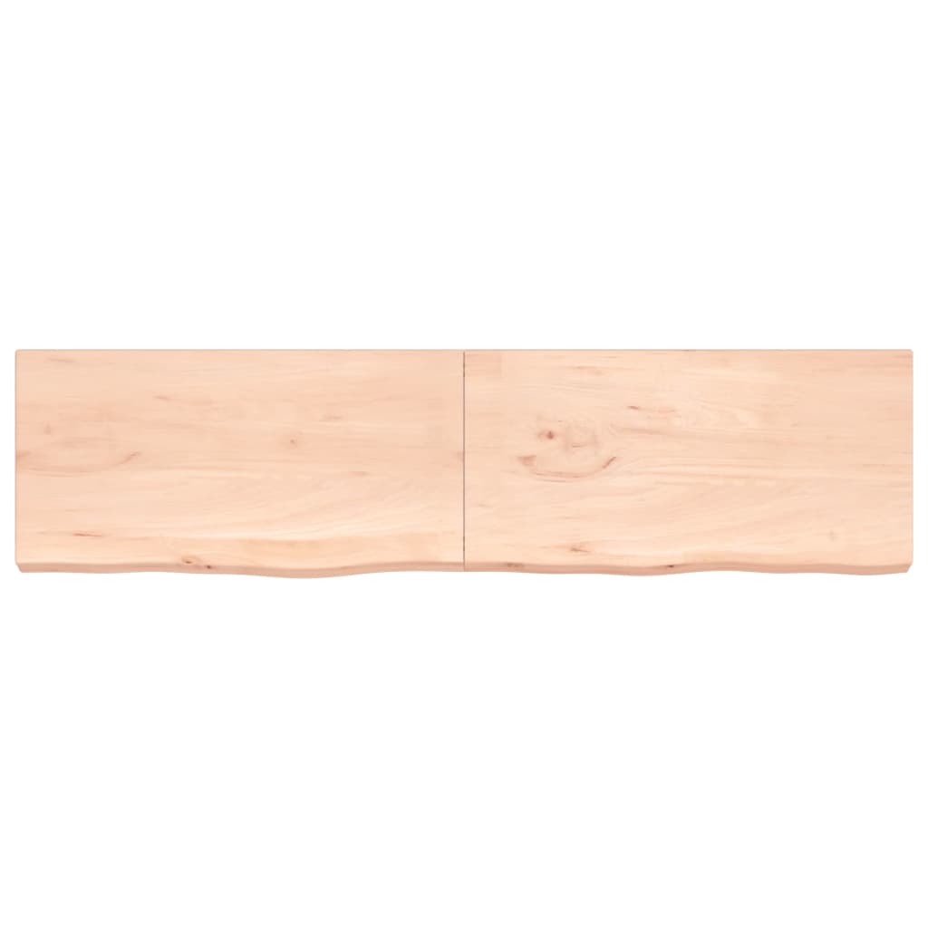 vidaXL Table Top 200x50x(2-6) cm Untreated Solid Wood Oak