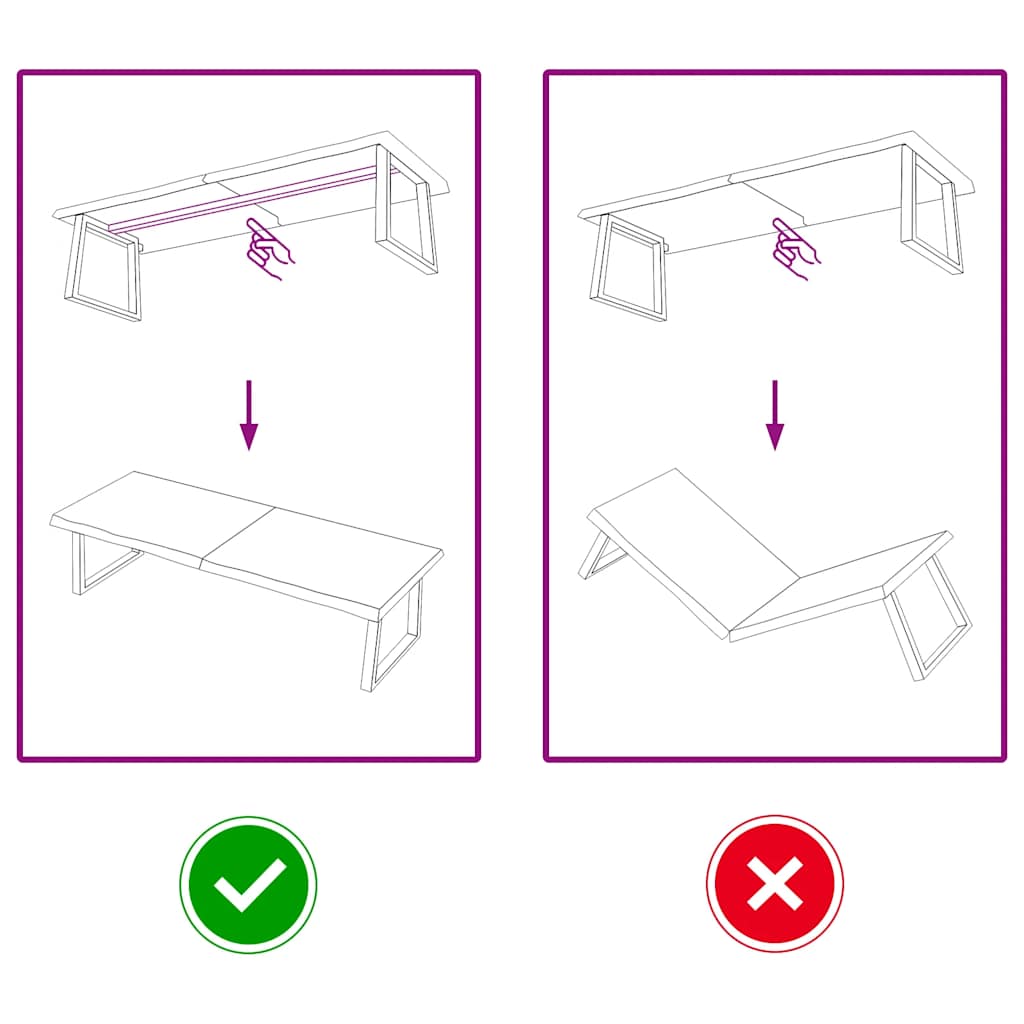 vidaXL Table Top Light Brown 160x50x(2-6) cm Treated Solid Wood Oak
