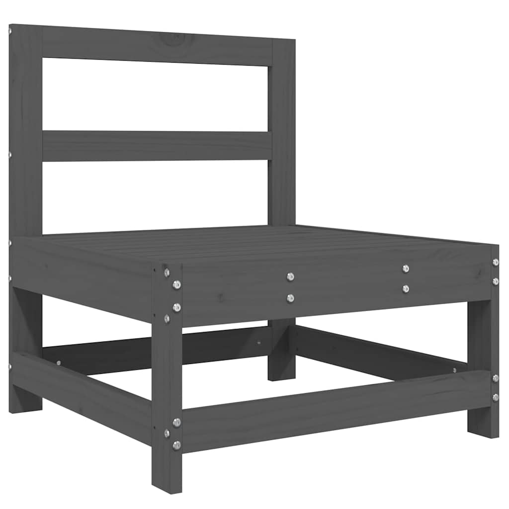 Garden Lounge Set | Grey | Pine wood | Large | Modular