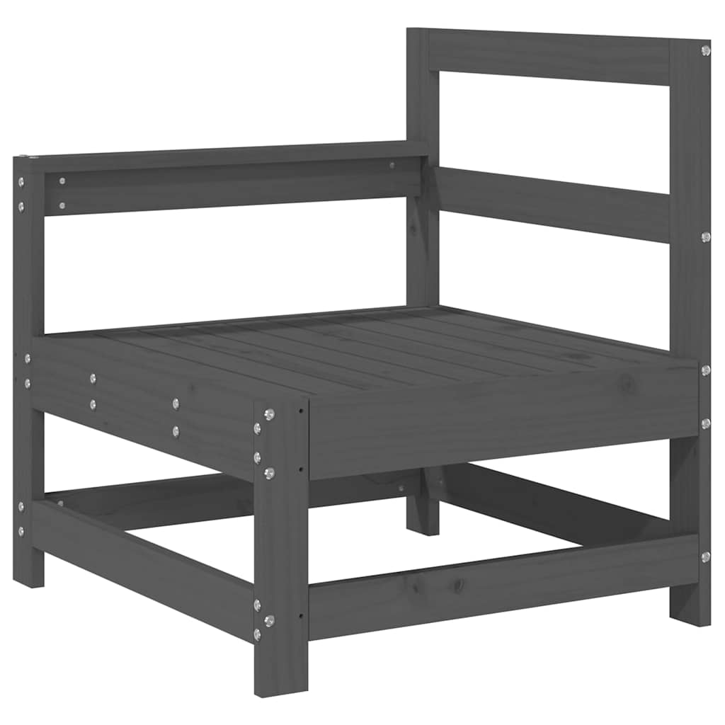 Garden Lounge Set | Grey | Pine wood | Large | Modular