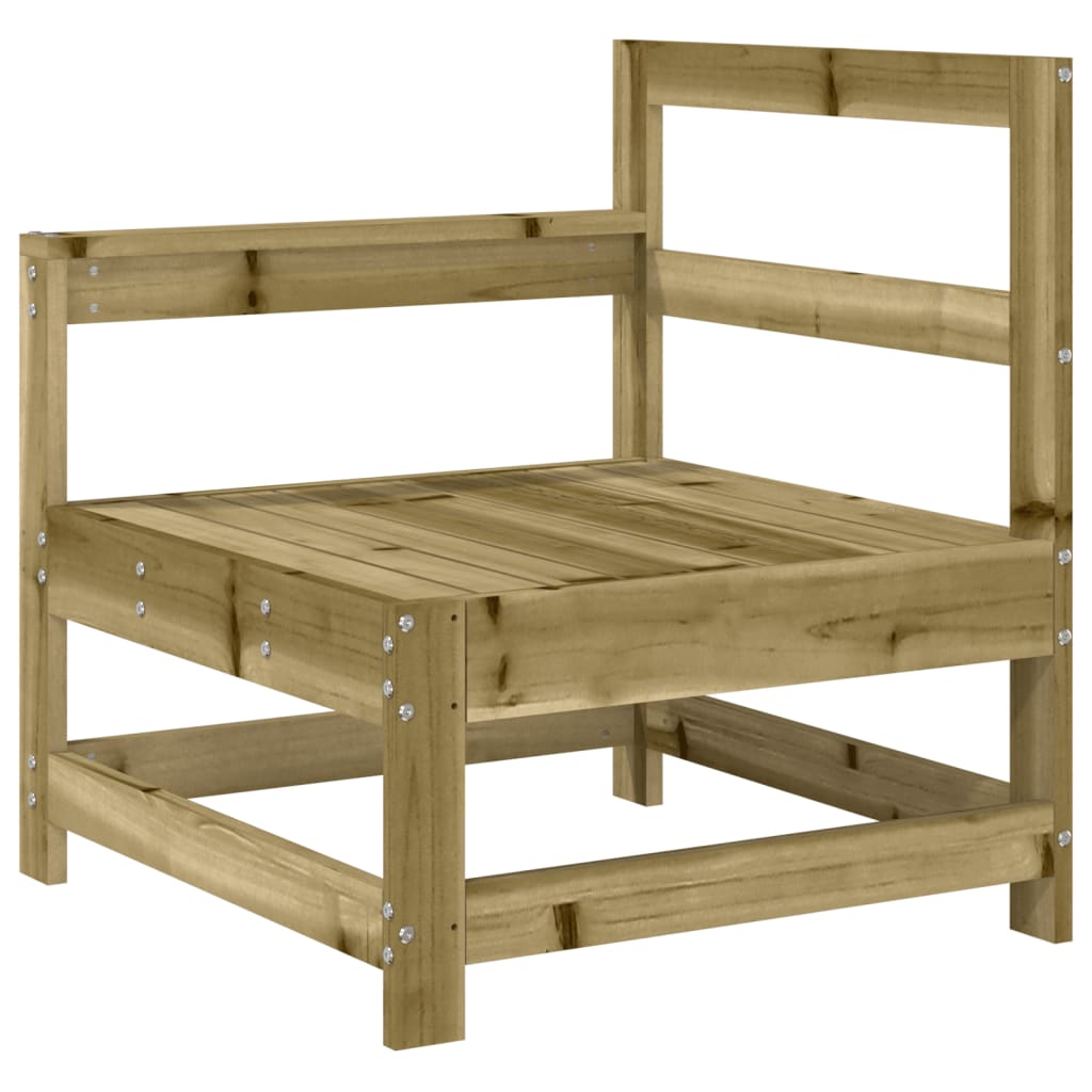Garden Lounge Set | Natural Wood | Pine Wood, Plywood | Large | Modular