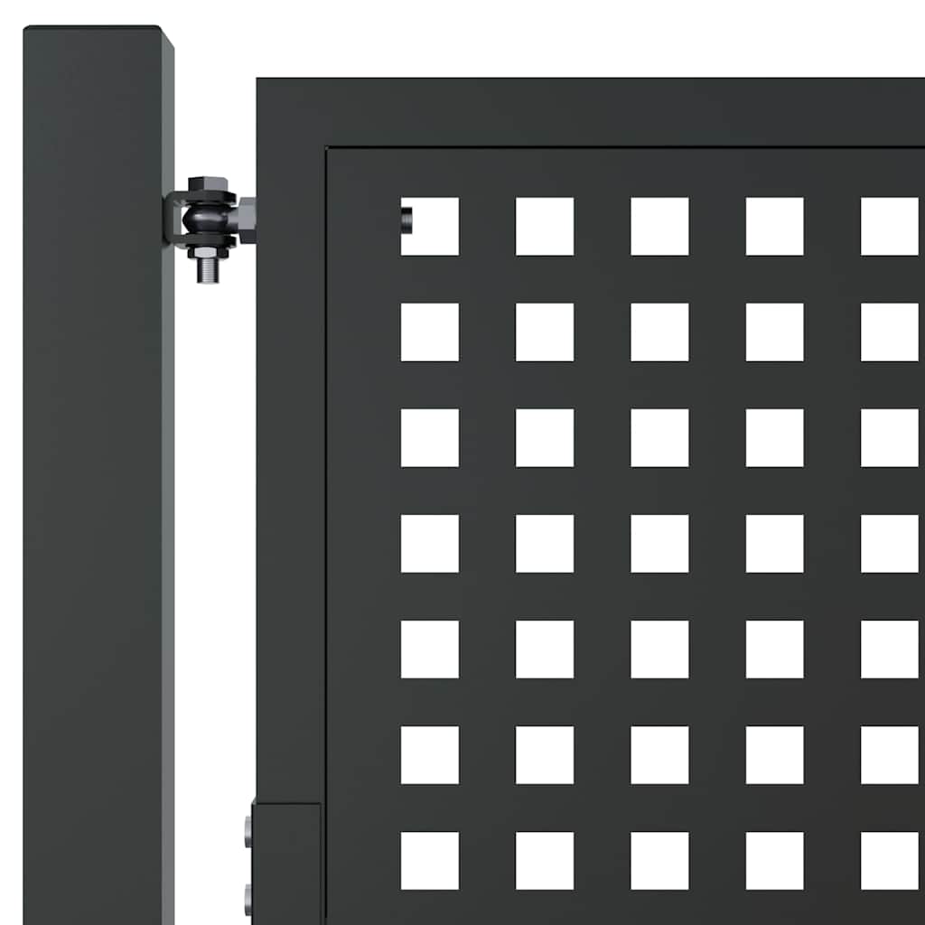 Garden Gate Anthracite 100x150 cm Steel