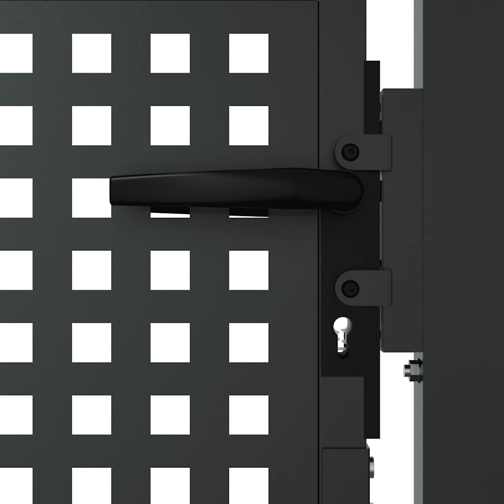 Garden Gate Anthracite 100x200 cm Steel
