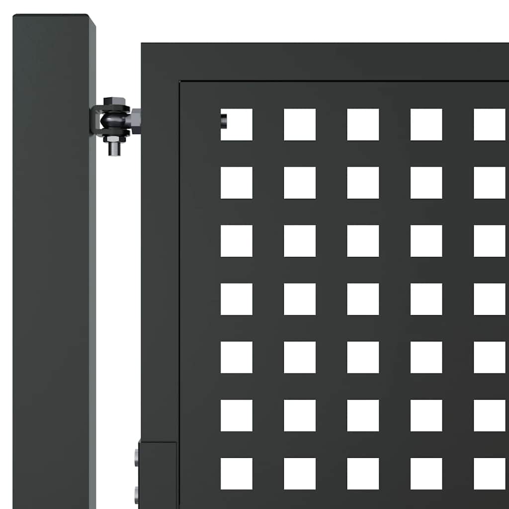 Garden Gate Anthracite 100x200 cm Steel