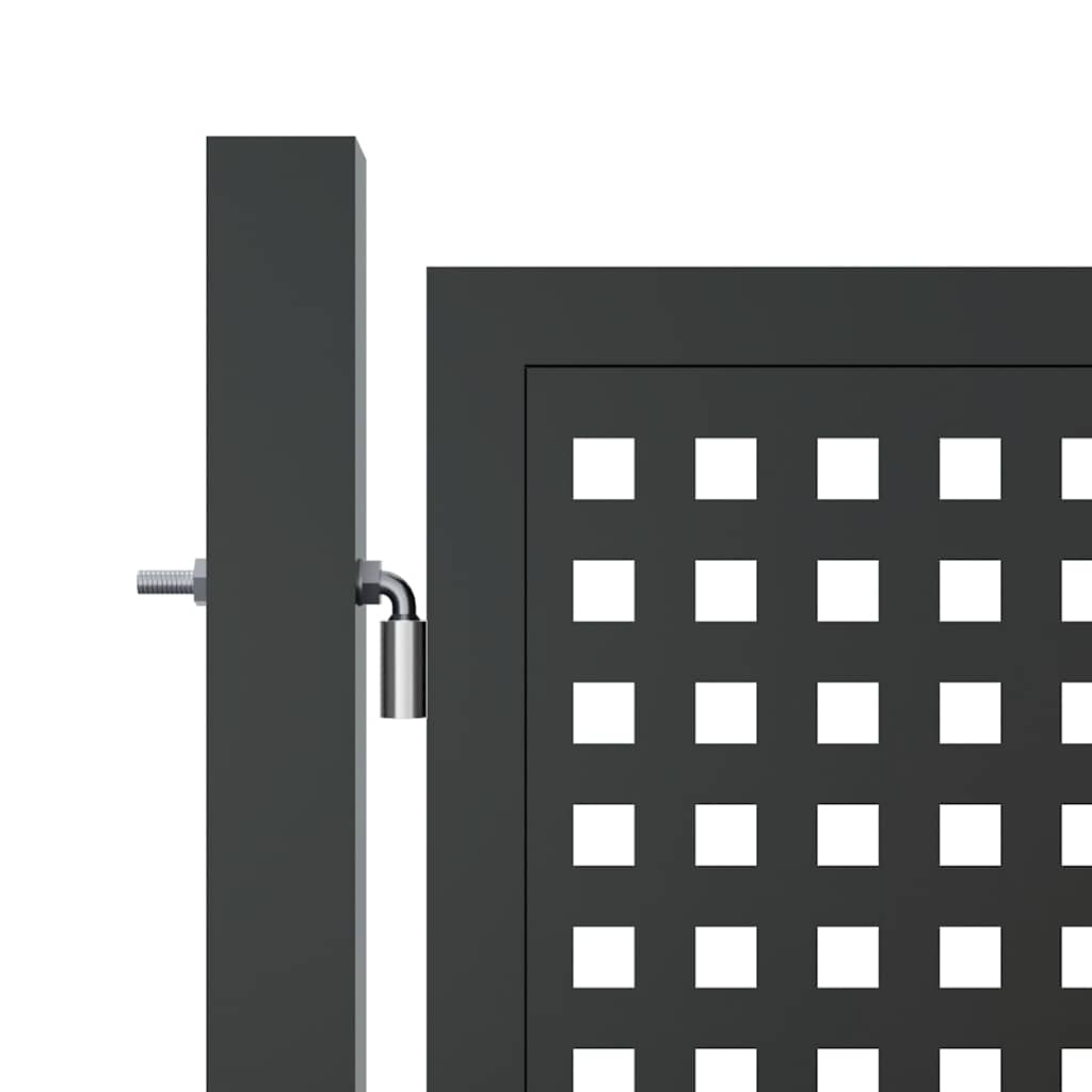 Garden Gate Anthracite 300x75 cm Steel