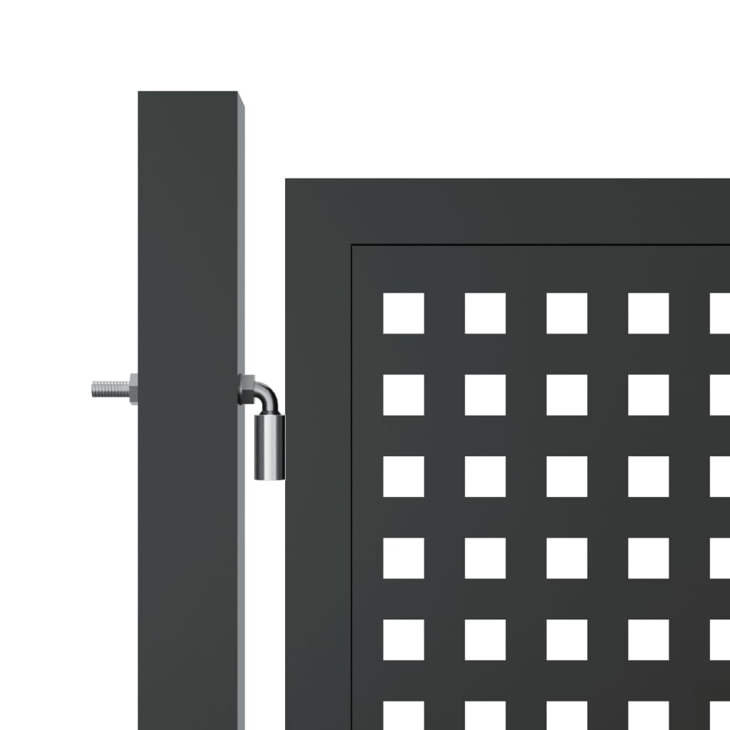 vidaXL Garden Gate Anthracite 300x150 cm Steel