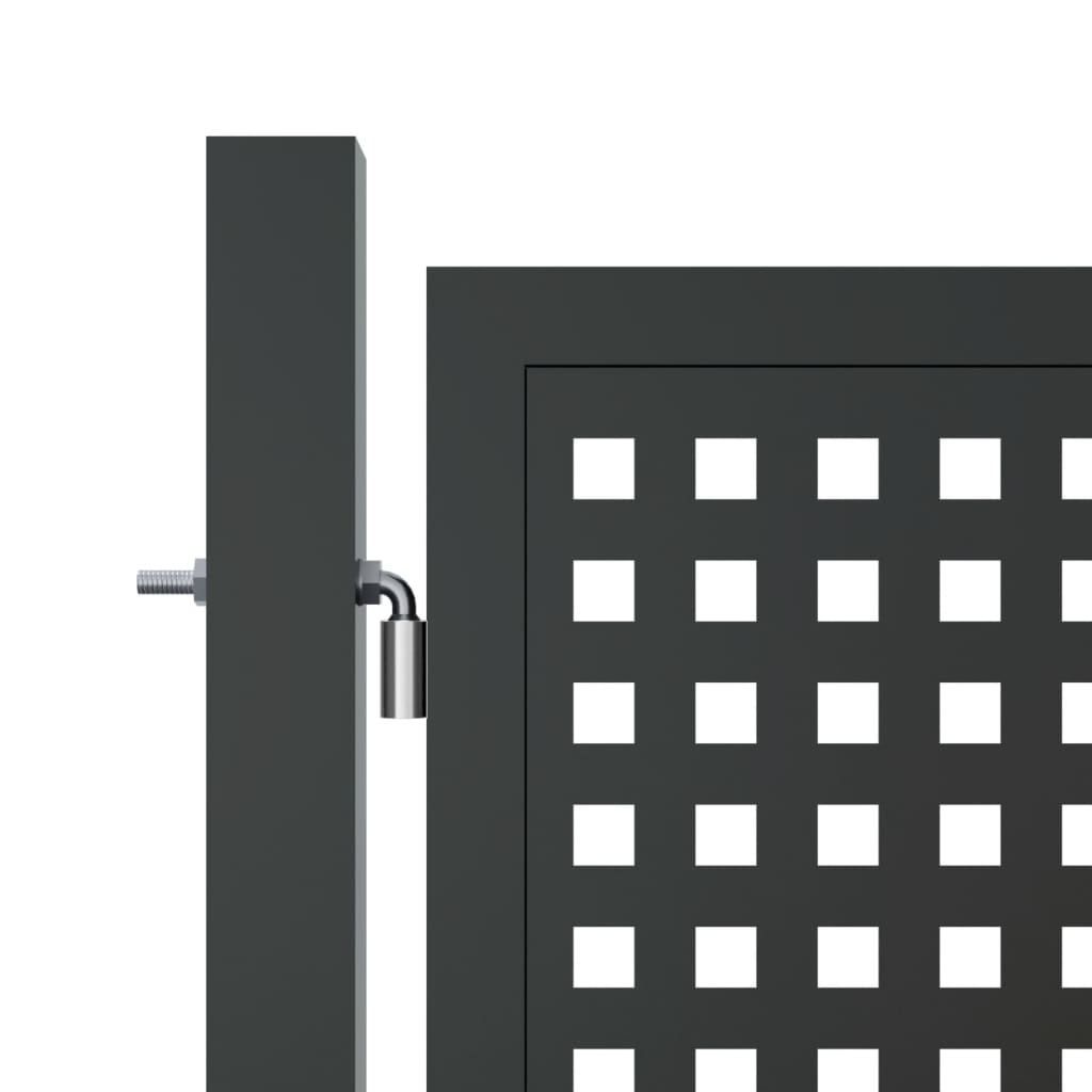 vidaXL Garden Gate Anthracite 400x225 cm Steel