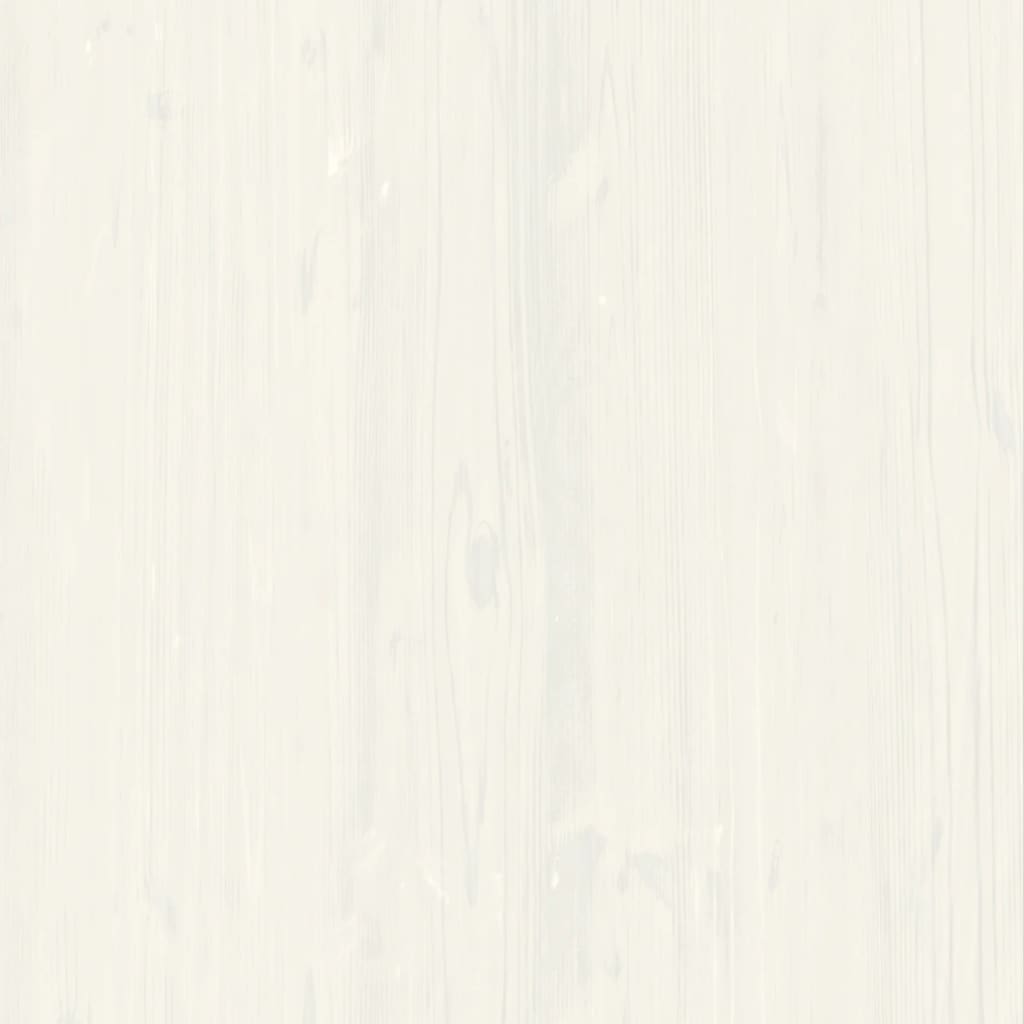 vidaXL Wardrobe VIGO White 90x55x176 cm Solid Wood Pine