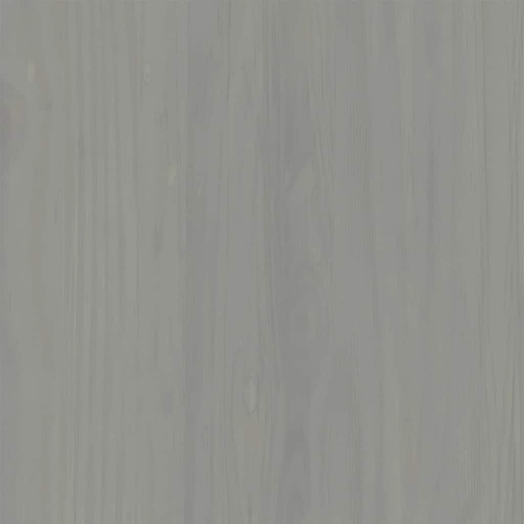 vidaXL Wardrobe VIGO Grey 90x55x170 cm Solid Wood Pine