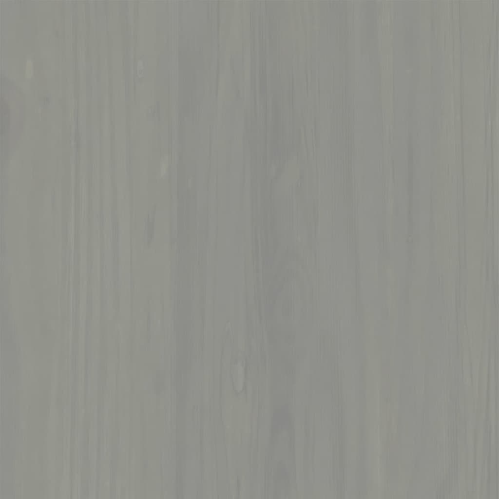 TV Cabinet "VIGO" Grey 156x40x40 cm Solid Wood Pine