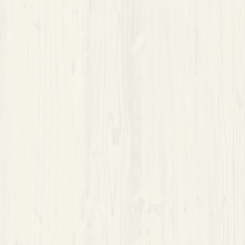 TV Cabinet "VIGO" White 106x40x40 cm Solid Wood Pine