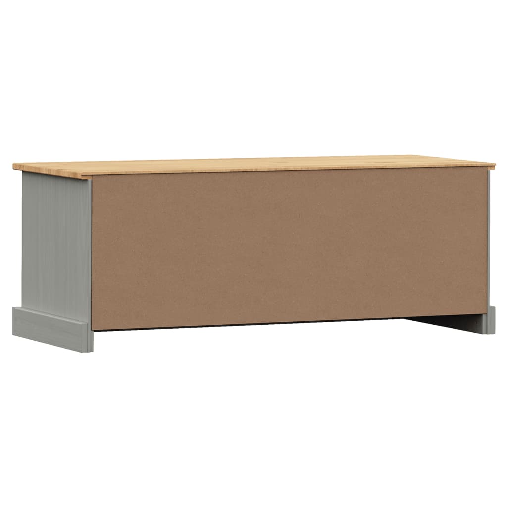 TV Cabinet "VIGO" Grey 106x40x40 cm Solid Wood Pine