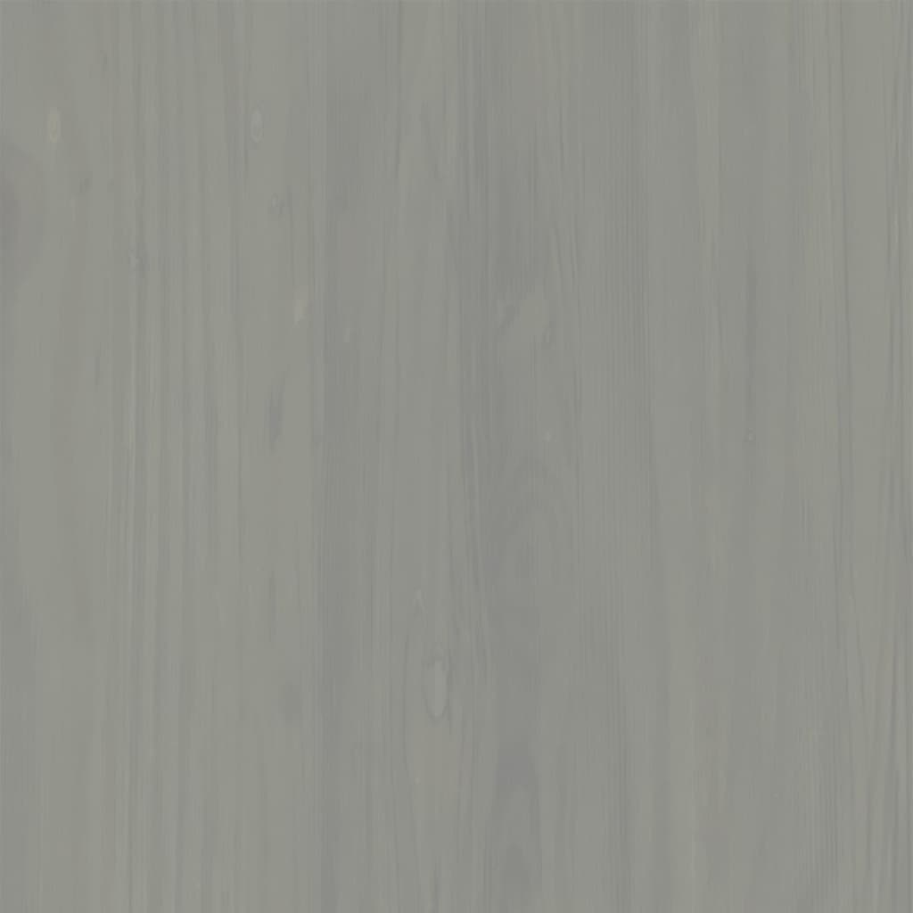 TV Cabinet "VIGO" Grey 106x40x40 cm Solid Wood Pine