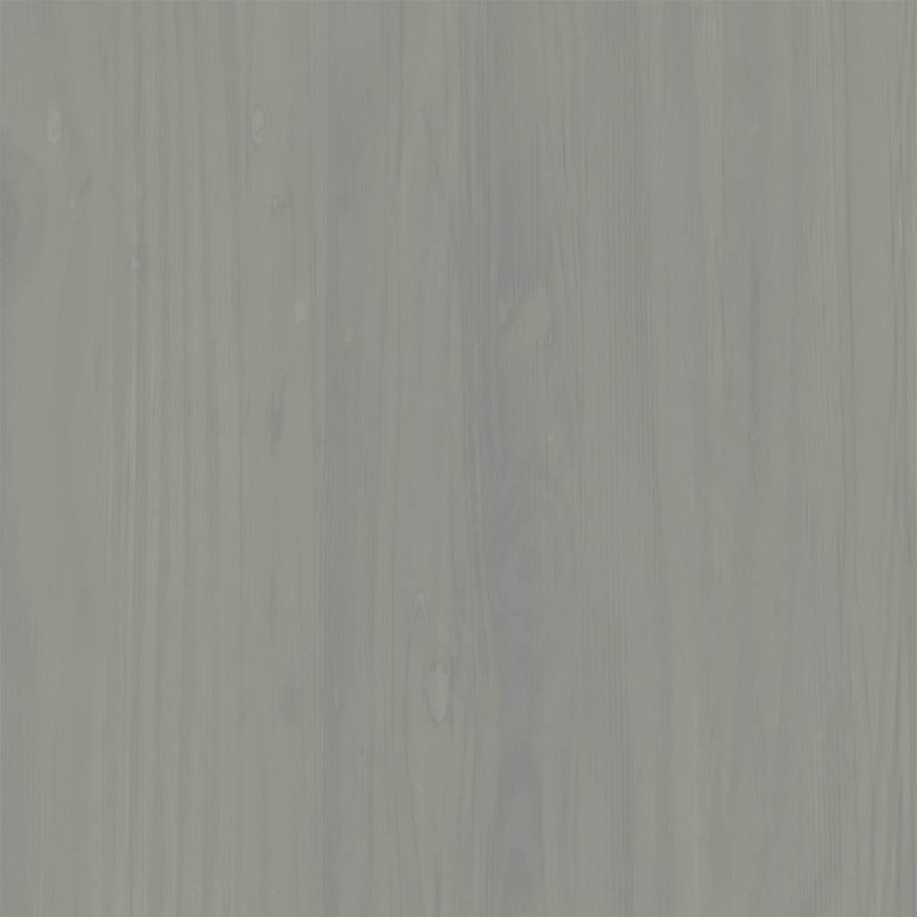 Bookcase VIGO Grey 85x35x170 cm Solid Wood Pine