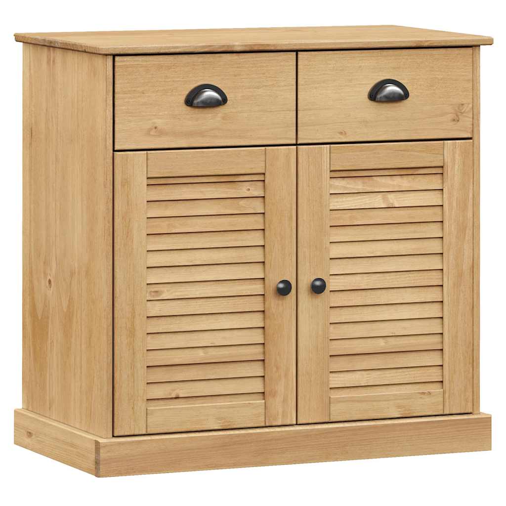 Sideboard with Drawers VIGO 78x40x75 cm Solid Wood Pine