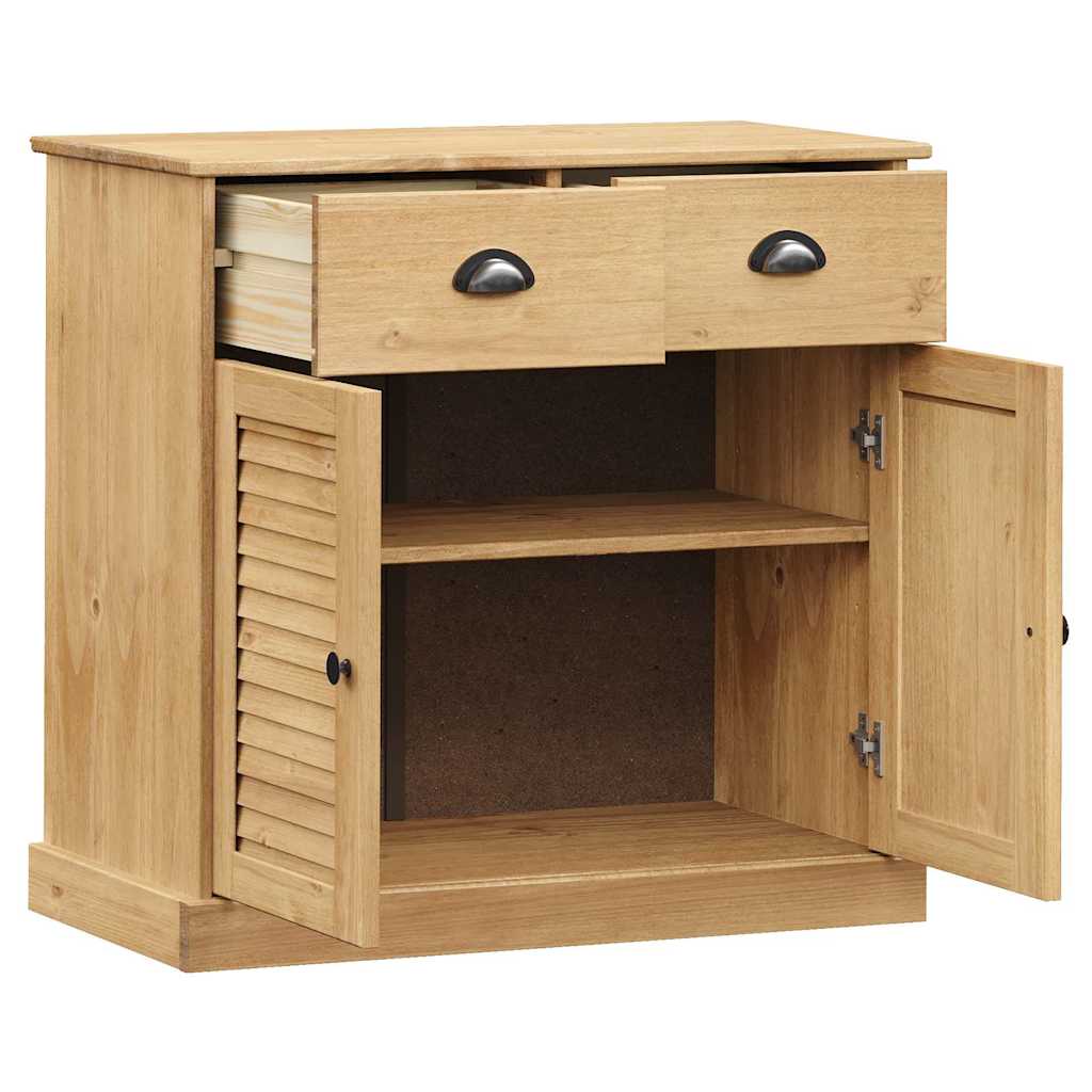 Sideboard with Drawers VIGO 78x40x75 cm Solid Wood Pine