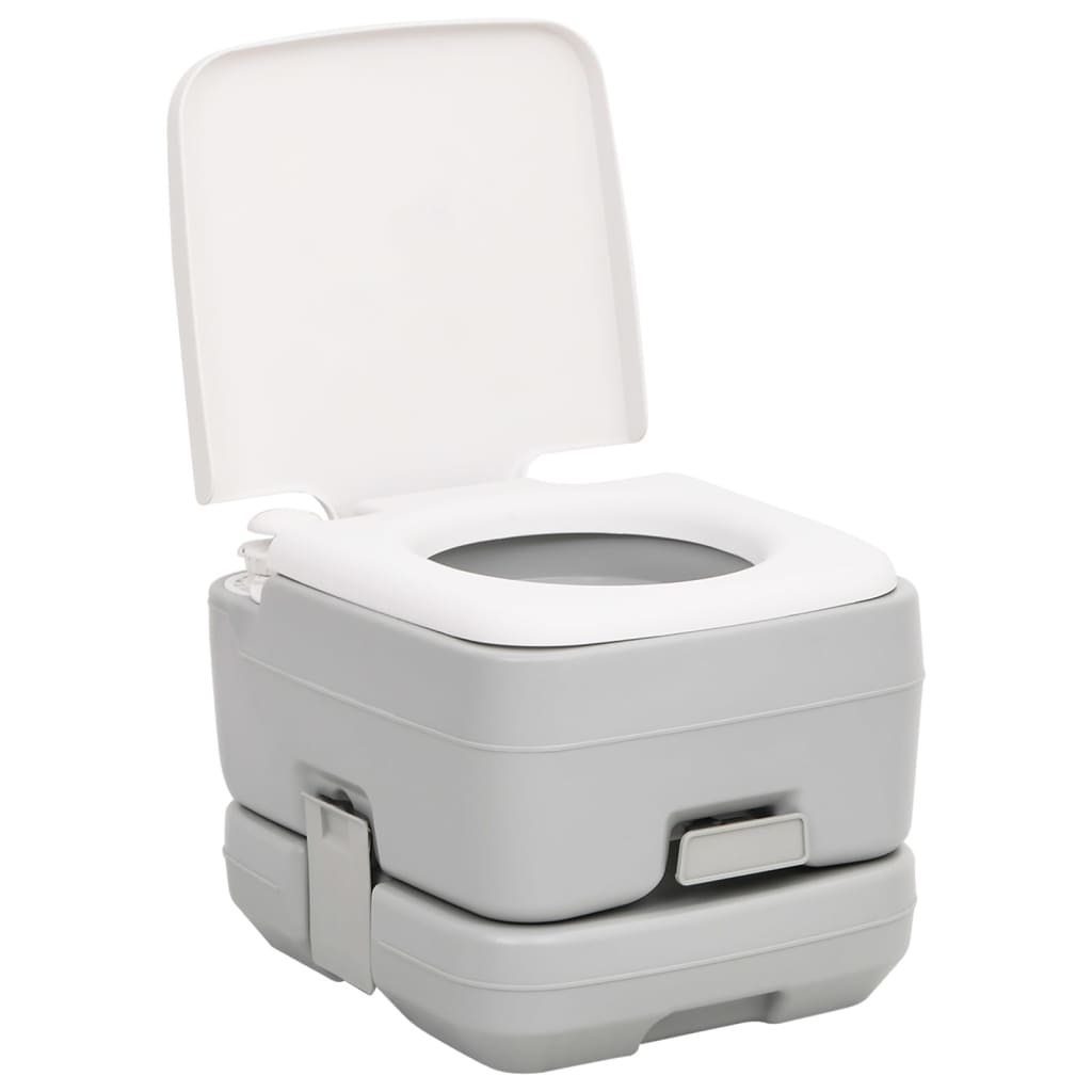 vidaXL Portable Camping Toilet and Water Tank Set