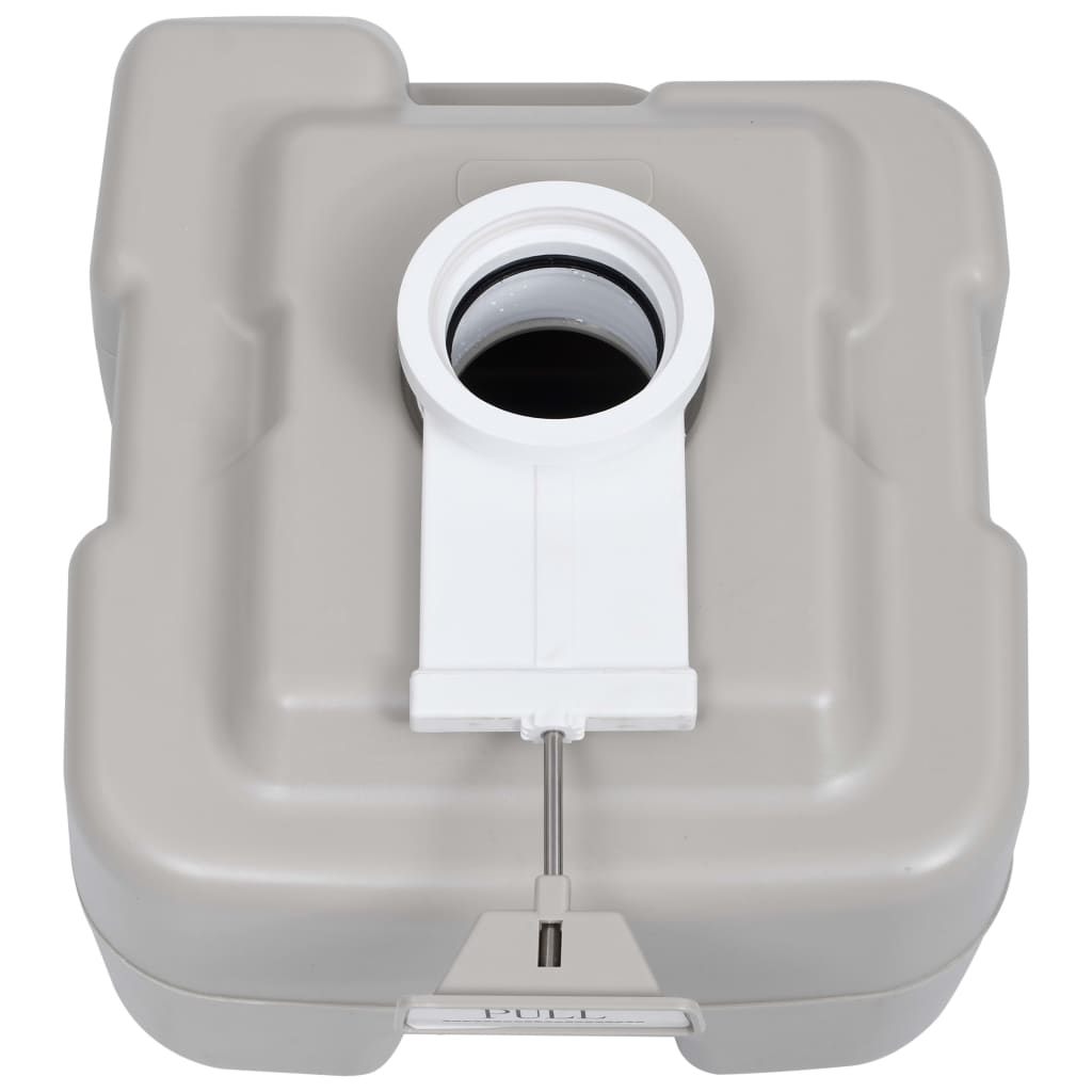 vidaXL Portable Camping Toilet and Water Tank Set