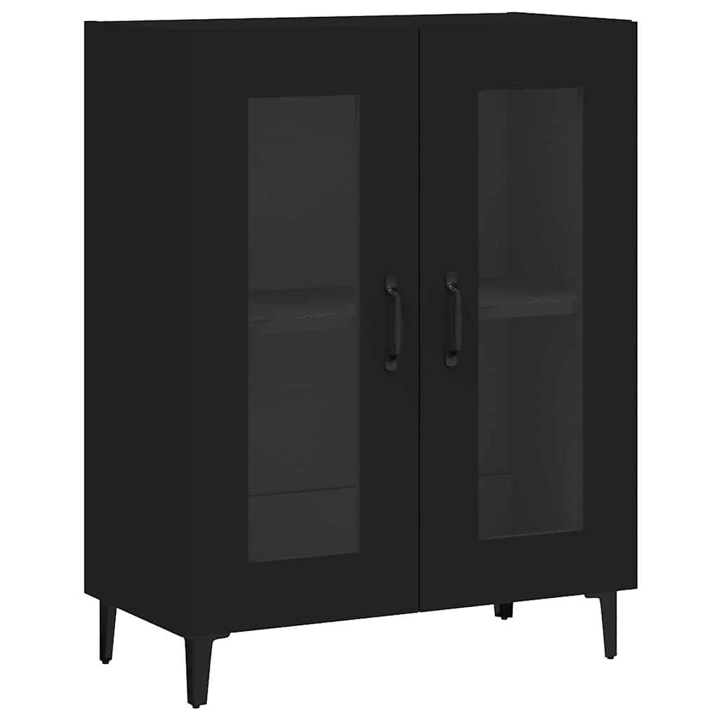 Sideboard Black 69.5x34x90 cm Engineered Wood