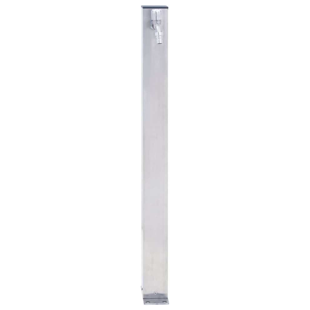 vidaXL Garden Water Column 80 cm Stainless Steel Square