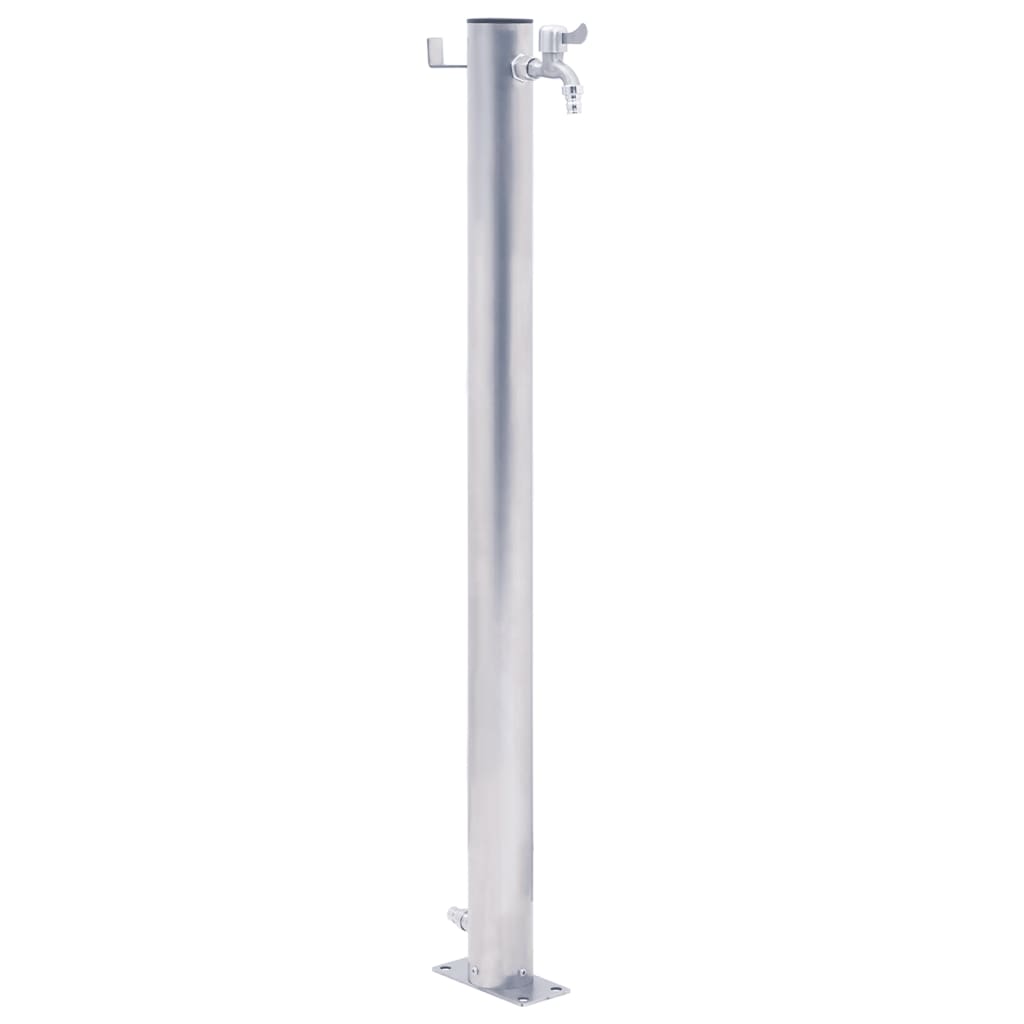 vidaXL Garden Water Column 40 cm Stainless Steel Round