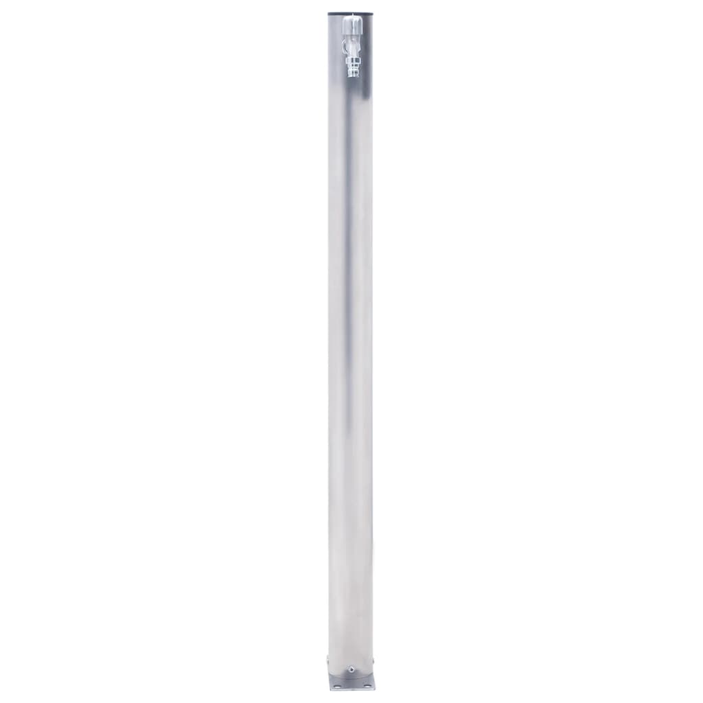 vidaXL Garden Water Column 60 cm Stainless Steel Round