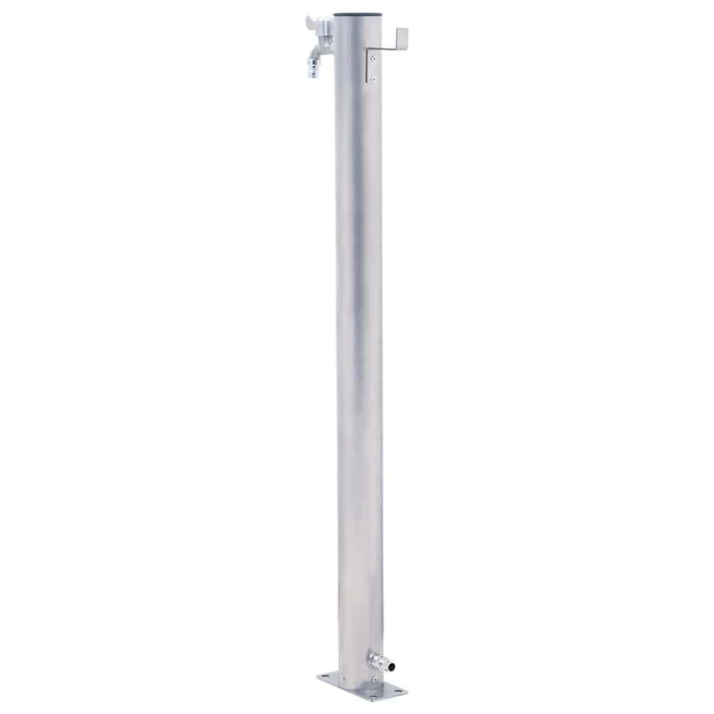 Water Column | Stainless Steel | Tall | Durable | Garden Tap | Round