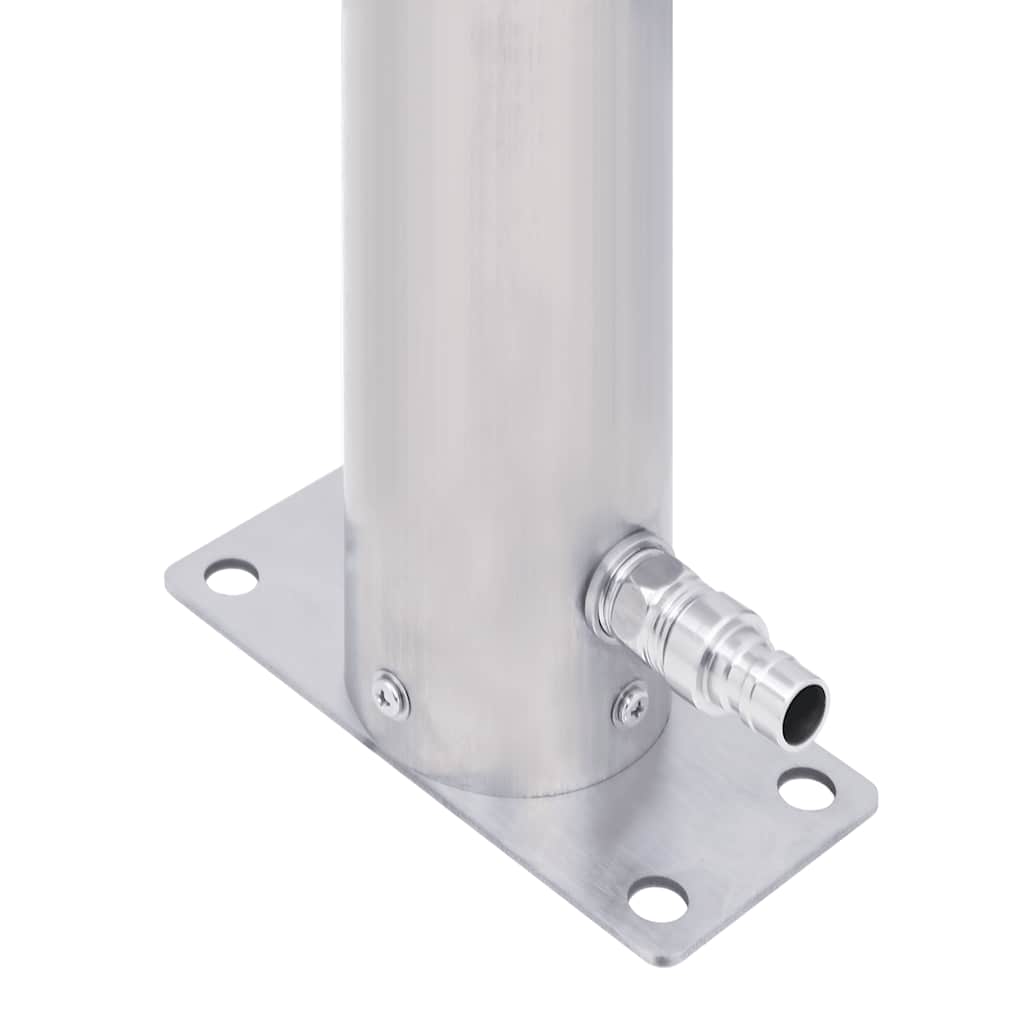 Water Column | Stainless Steel | Tall | Durable | Garden Tap | Round