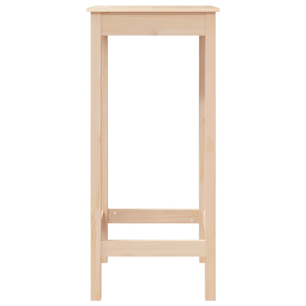 vidaXL Bar Table 50x50x110 cm Solid Wood Pine