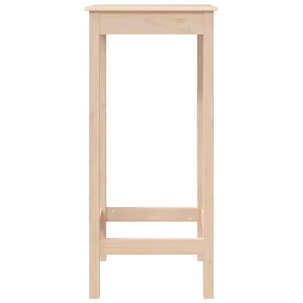 vidaXL Bar Table 50x50x110 cm Solid Wood Pine