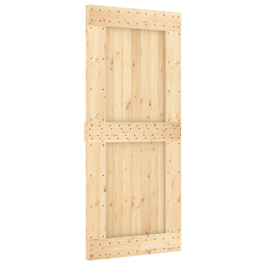 Door NARVIK Natural 90 x 210 cm Solid Pine Wood