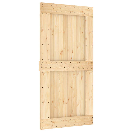 Door NARVIK Natural 100 x 210 cm Solid Pine Wood